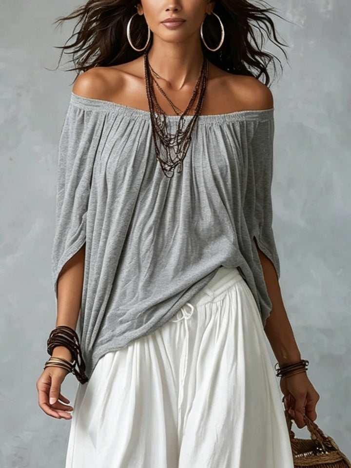 Izabela | Boho komplet z luźną bluzką