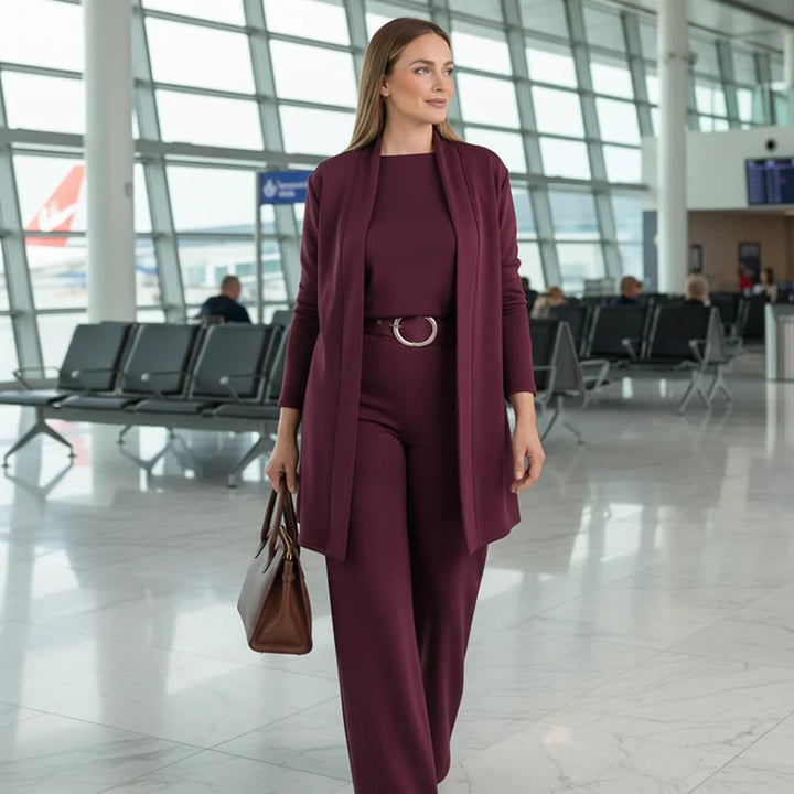 Renata – elegancki komplet trzyczęściowy wyszczuplający