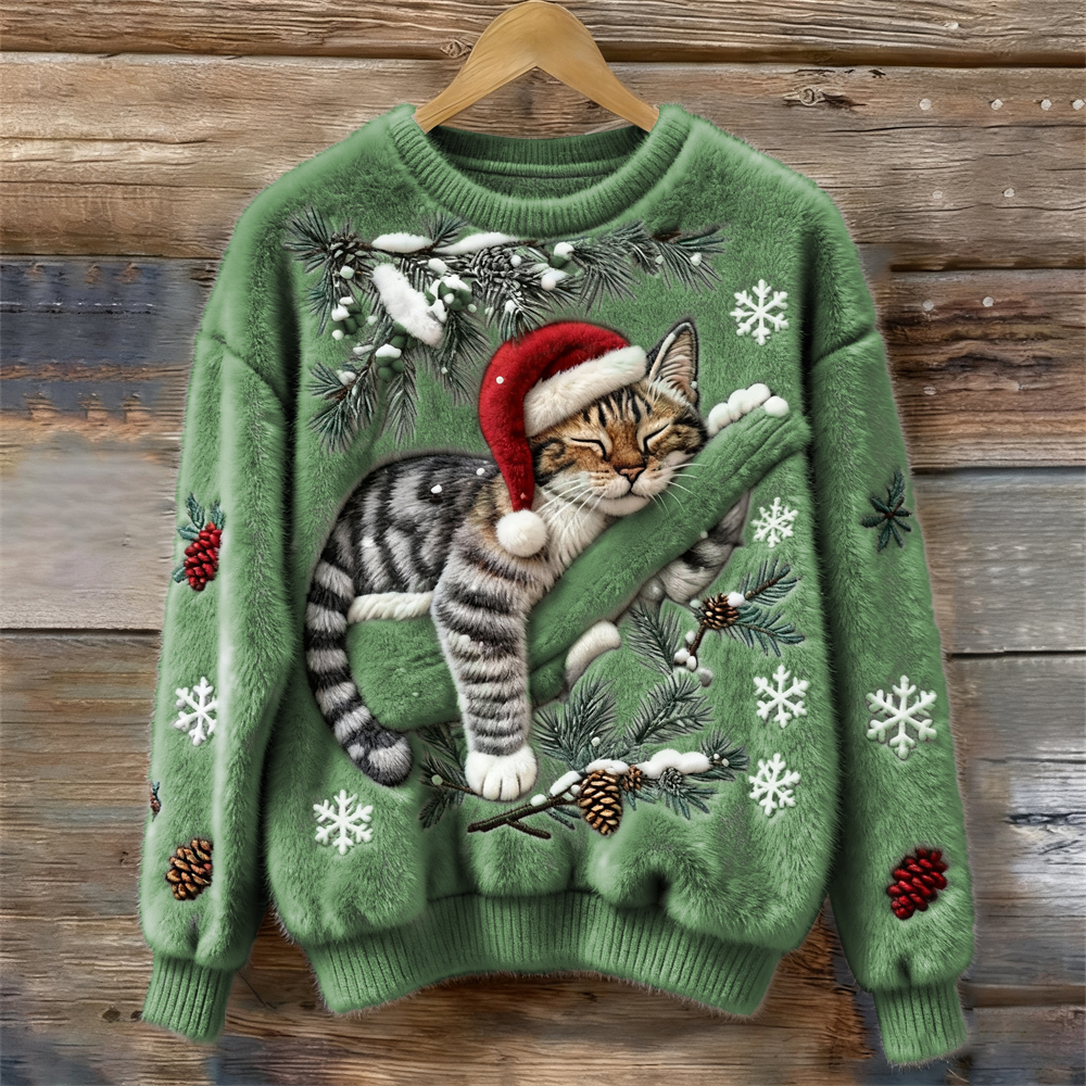 Hera™ | Świąteczny Koci Sweter