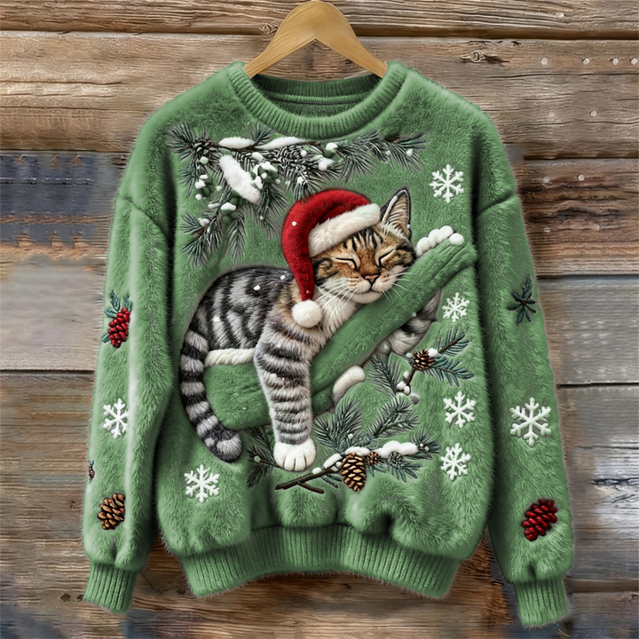 Hera™ | Świąteczny Koci Sweter