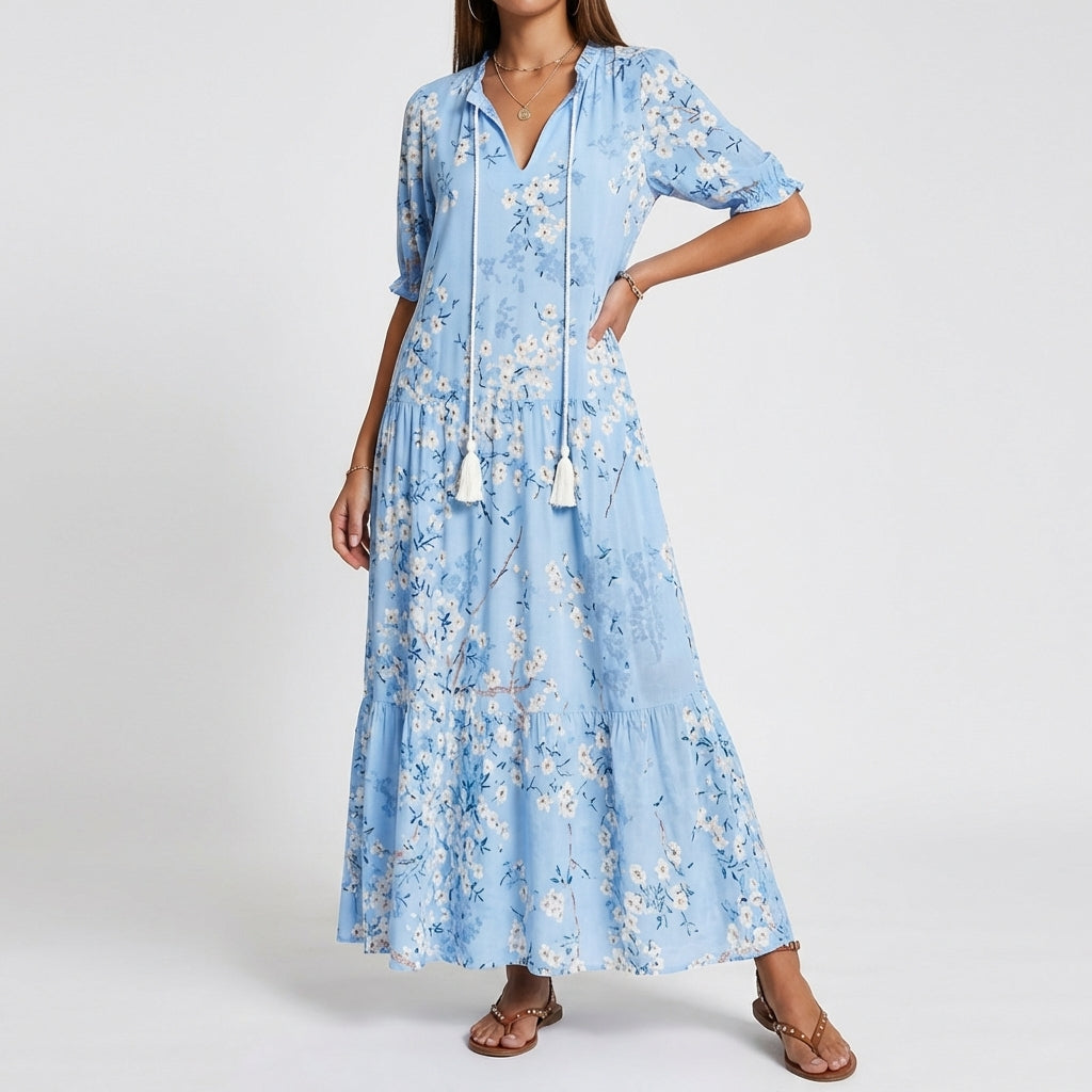 ARIA | Boho Dress with Tummy Coverage