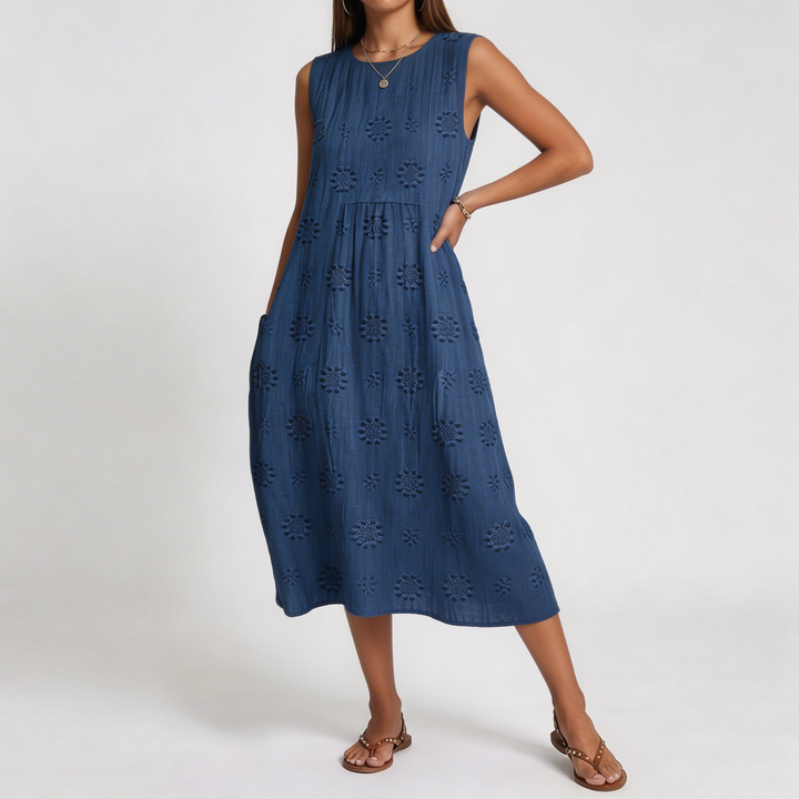 Audrey | Midi Dress with Patterns