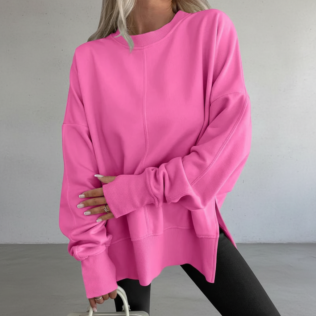 Gena™ | Wygodna, oversize bluza z długim rękawem