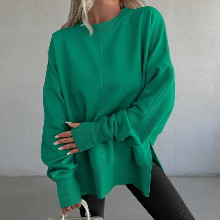 Gena™ | Wygodna, oversize bluza z długim rękawem