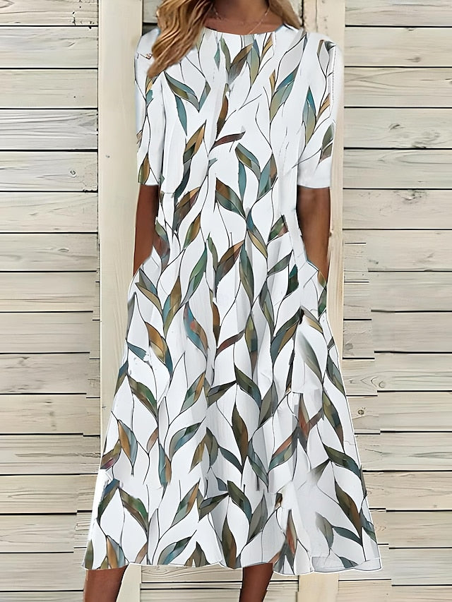 Caitriona™ Sukienka Maxi Coastal Bloom