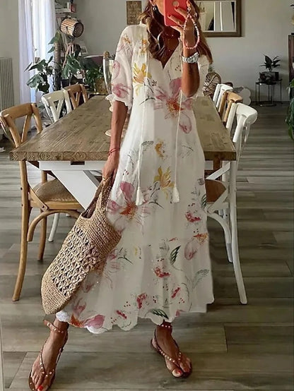 ARIA | Boho Dress with Tummy Coverage