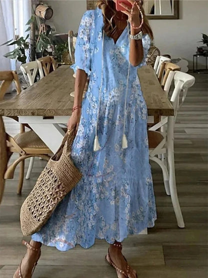 ARIA | Boho Dress with Tummy Coverage
