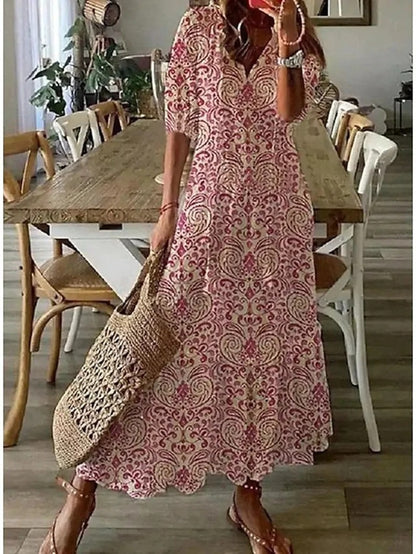 ARIA | Boho Dress with Tummy Coverage