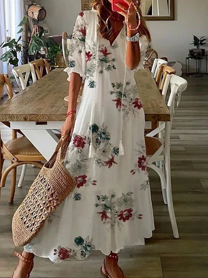 ARIA | Boho Dress with Tummy Coverage